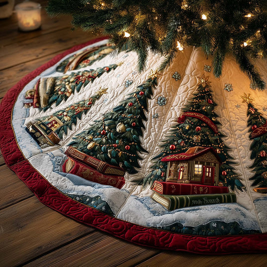 Snowy Retreat Quilted Tree Skirt GFTOMA7734