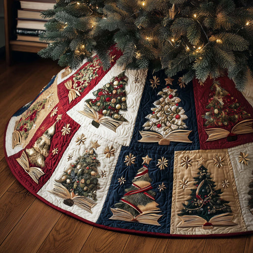 Snowy Retreat Quilted Tree Skirt GFTOMA7735