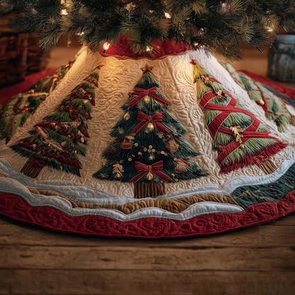 Snowy Retreat Quilted Tree Skirt GFTOMA7738