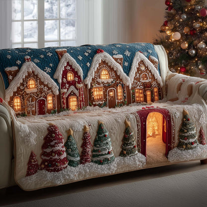 Winter Wonderland Quilted Sofa Cover GFTOMA7745