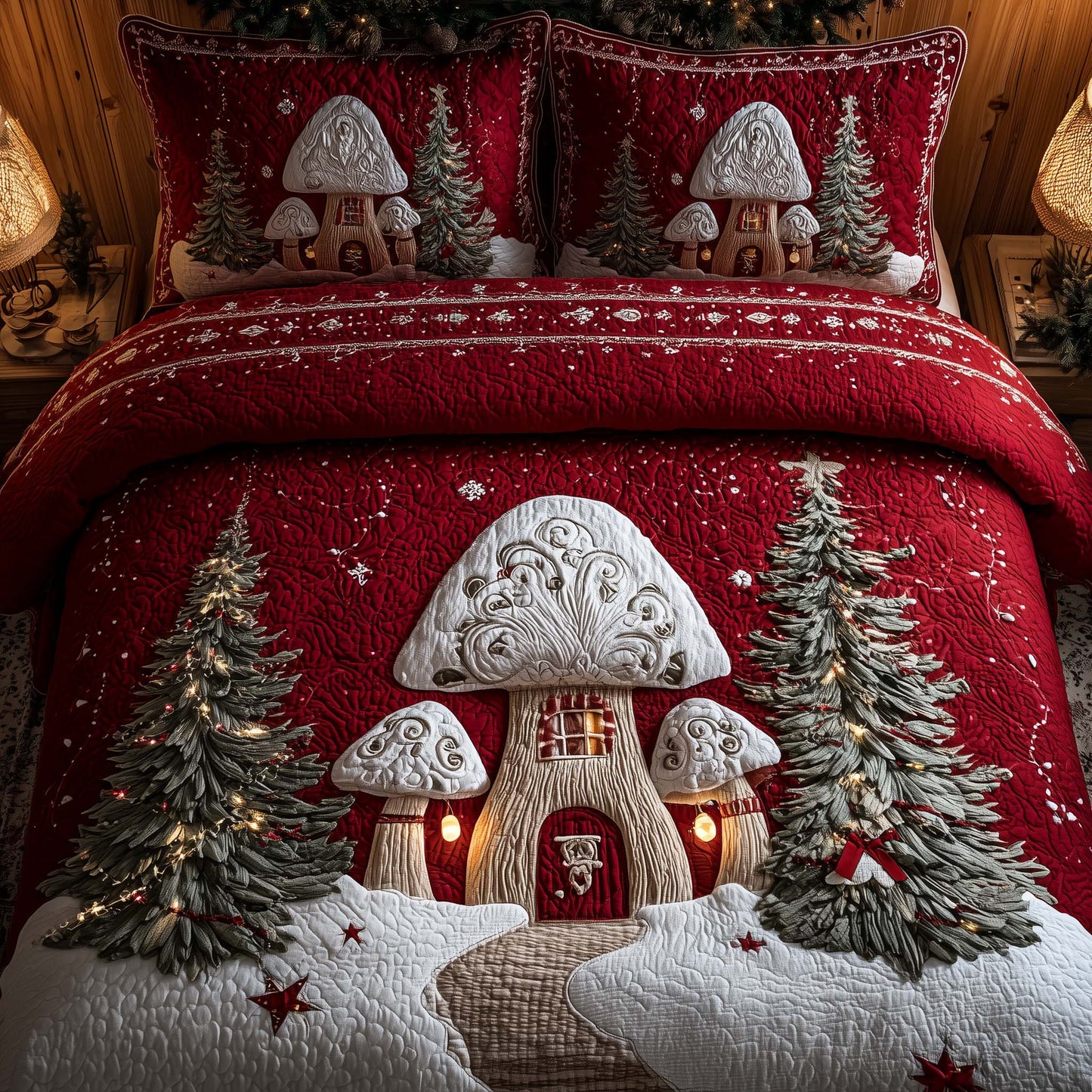 Mushroom Burrow Duvet Cover Set GFTOMA7750