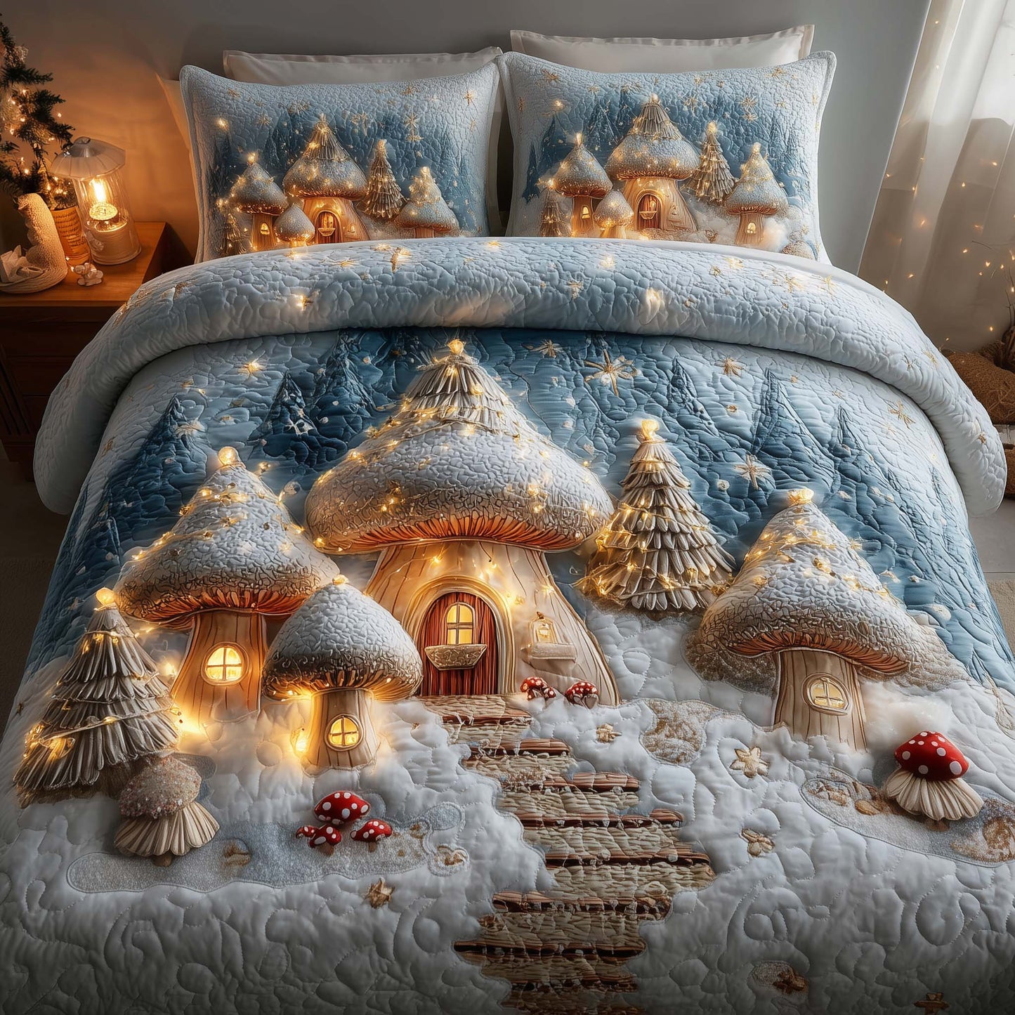 Mushroom Burrow Duvet Cover Set GFTOMA7751