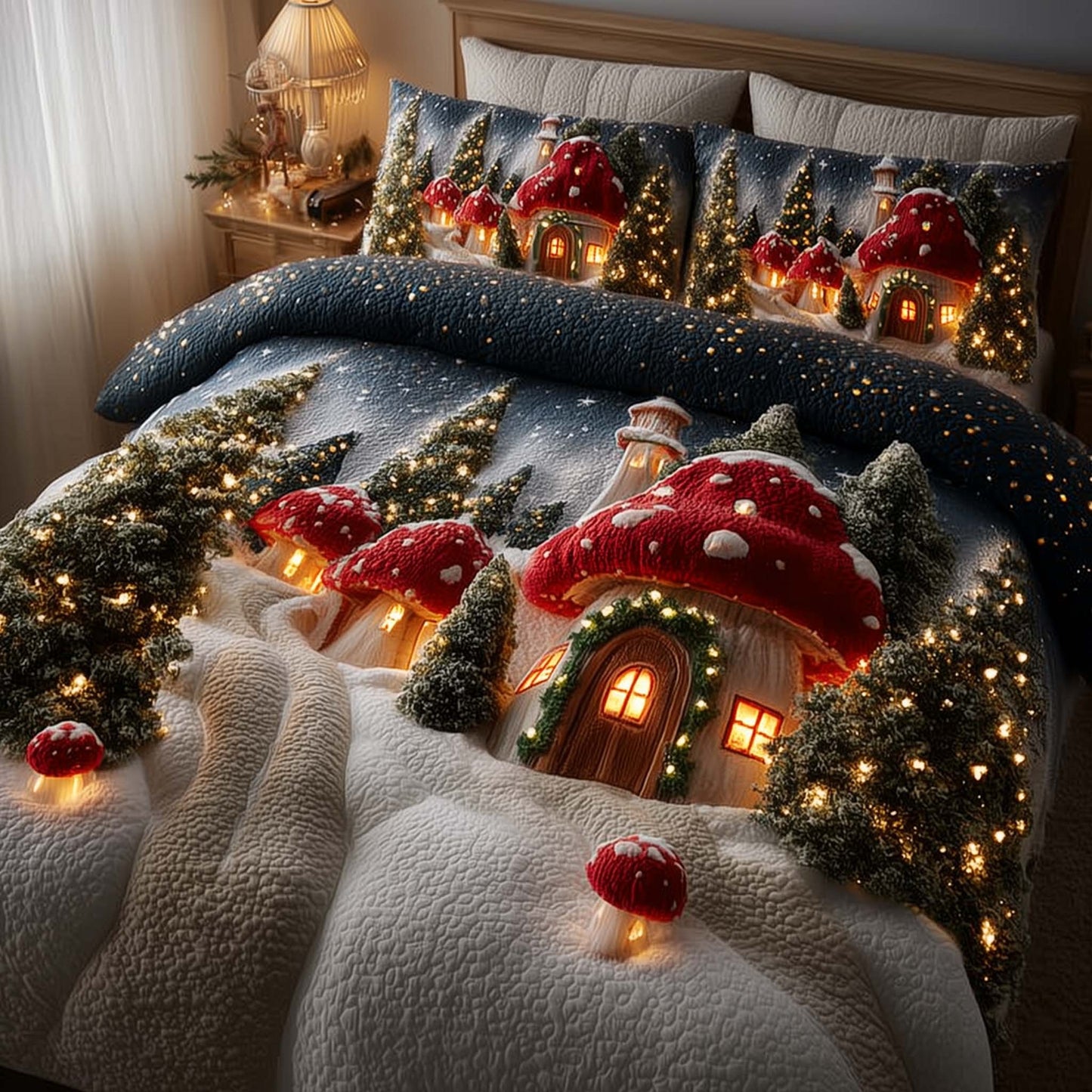 Mushroom Burrow Duvet Cover Set GFTOMA7754