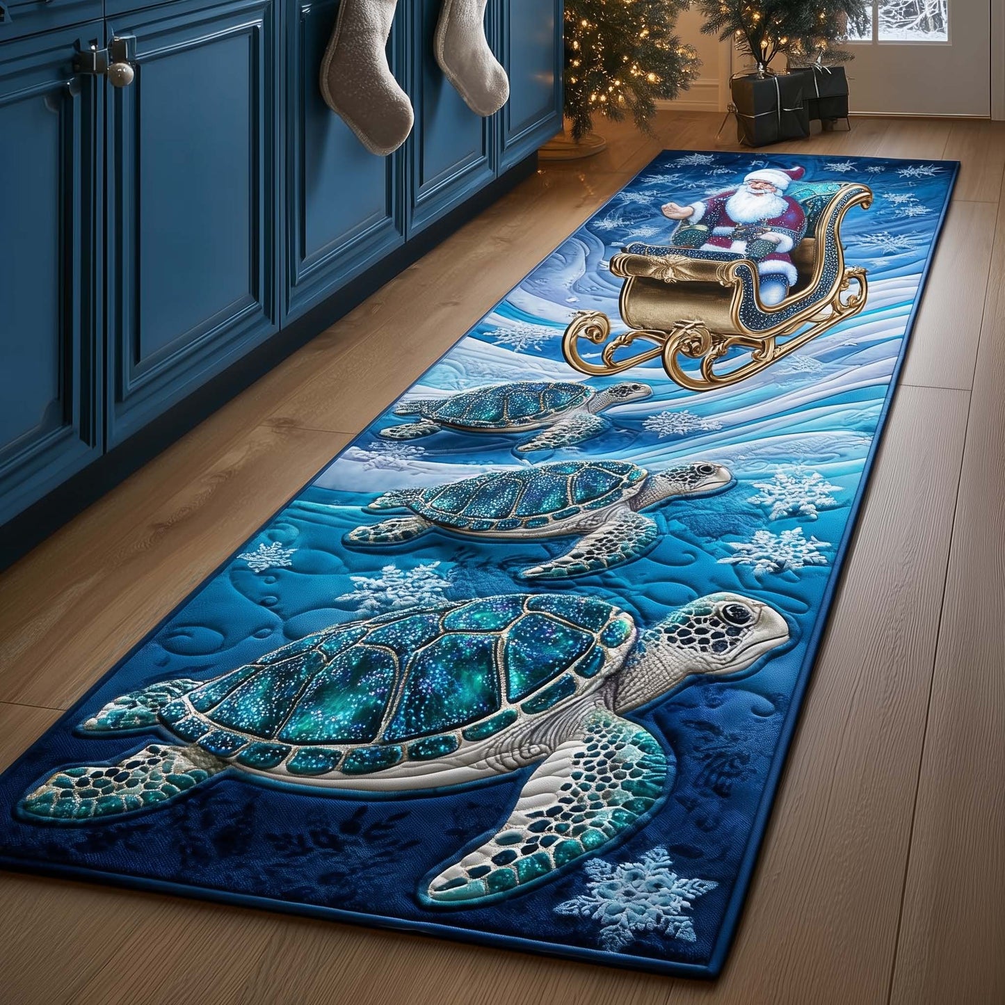 Turtle Drift Runner Rug GFTOMA7821