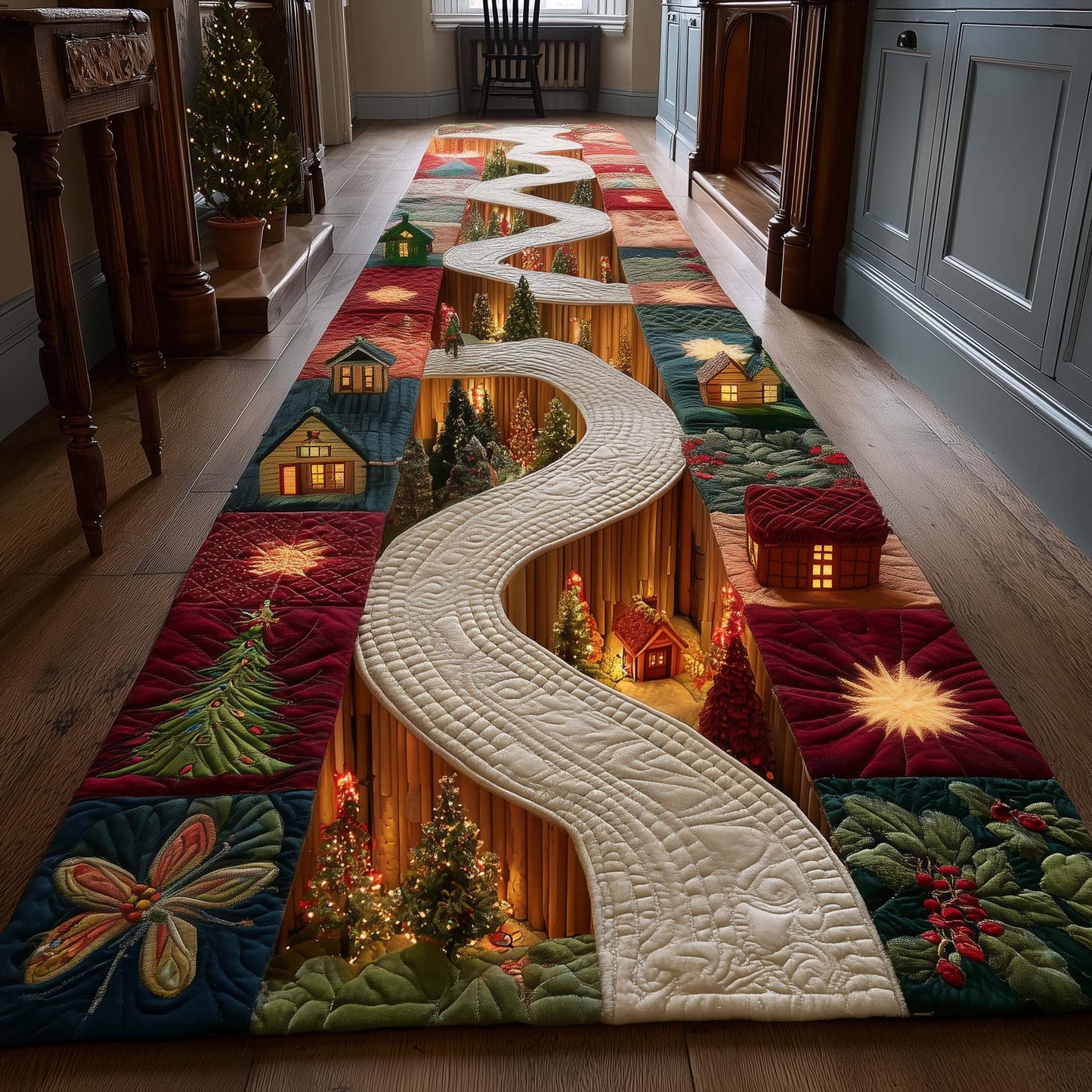 Yuletide Path Runner Rug GFTOMA7825