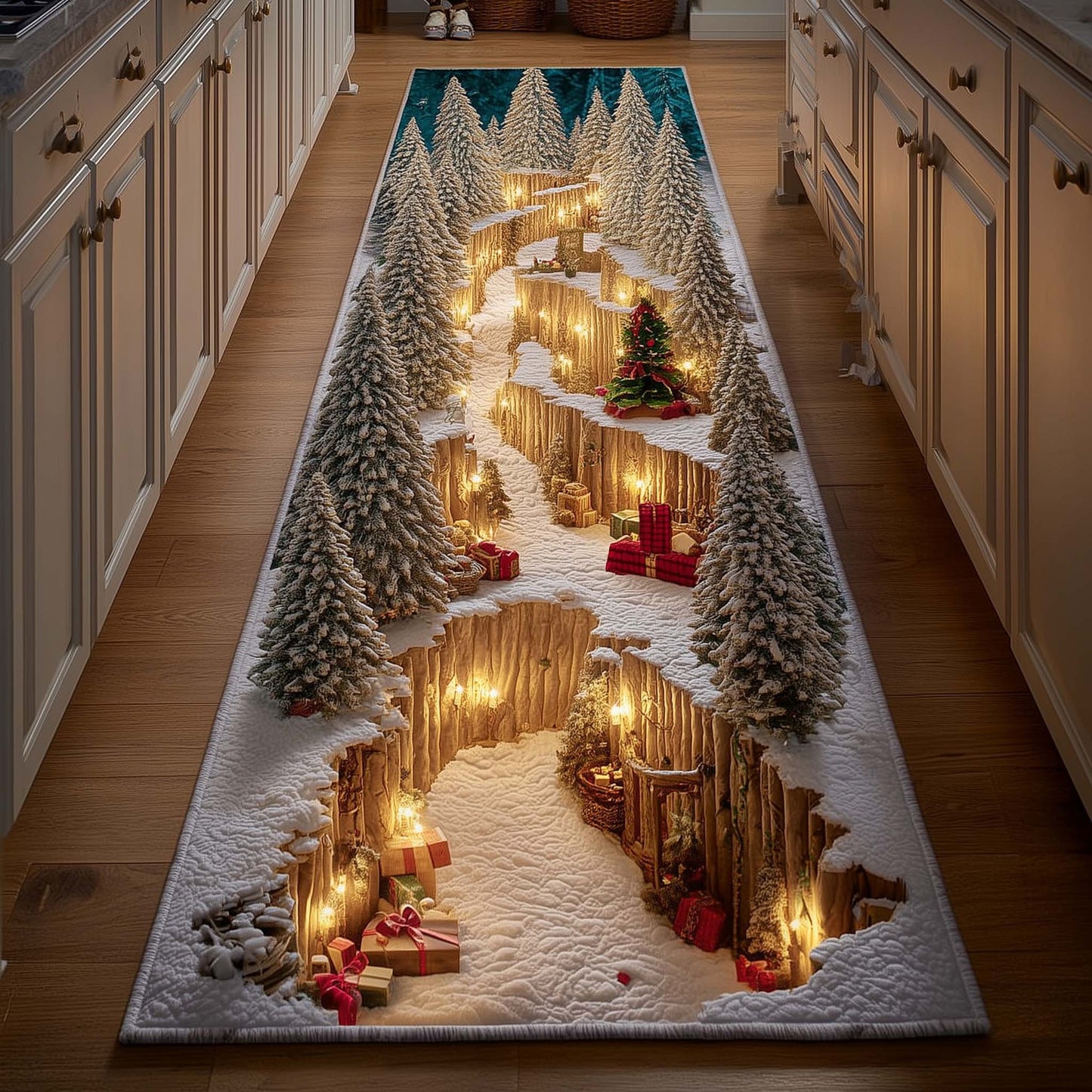 Yuletide Path Runner Rug GFTOMA7828