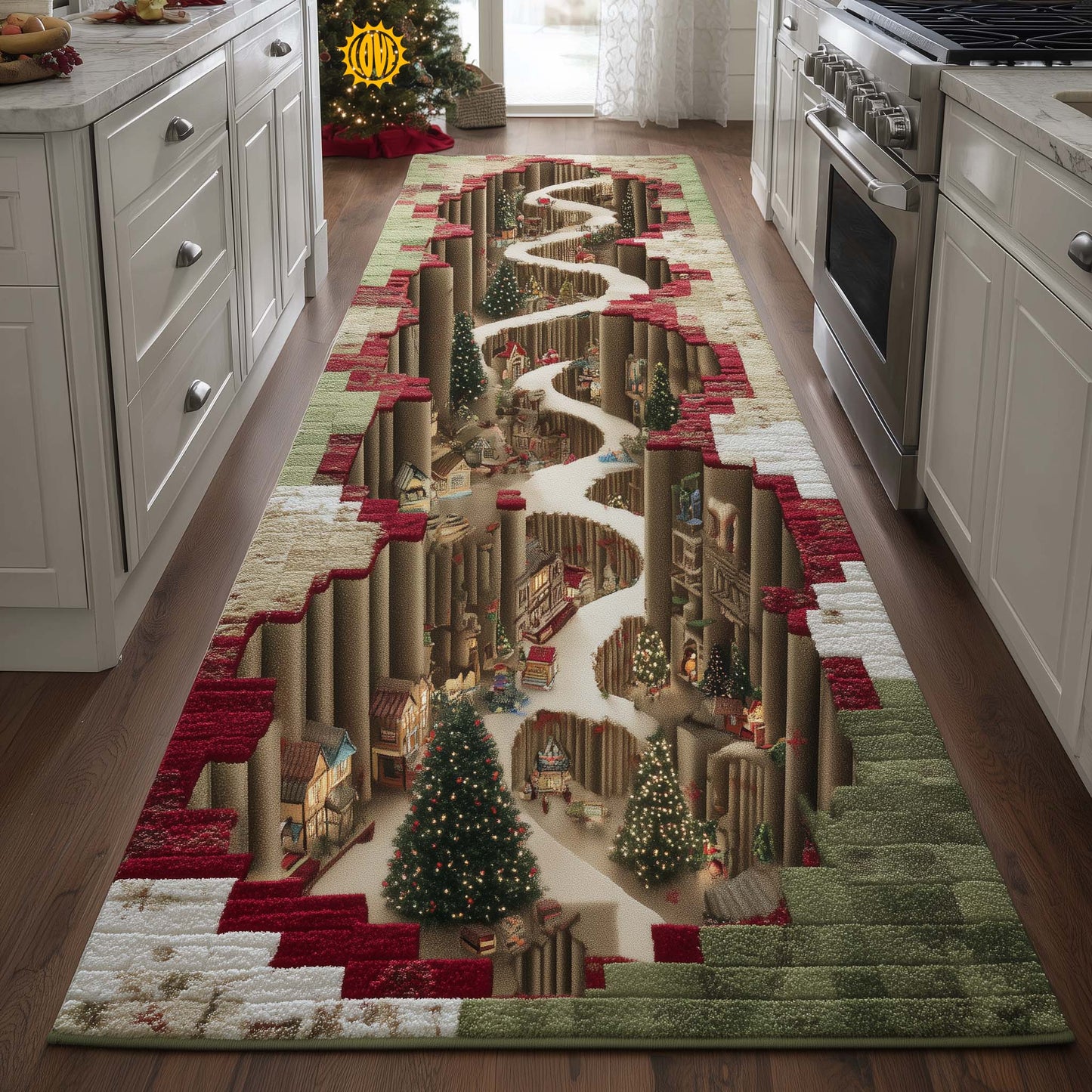 Yuletide Path Runner Rug GFTOMA7832