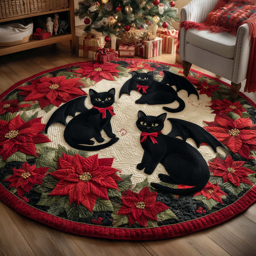 Cat Bliss Quilted Round Mat GFTOMA7862