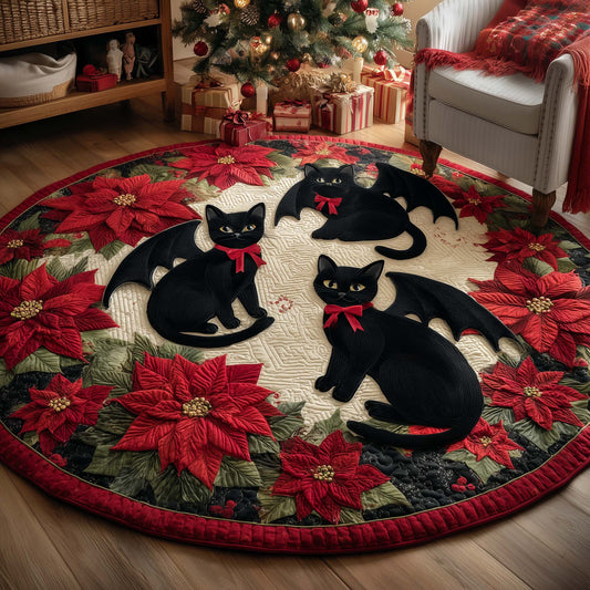 Cat Bliss Quilted Round Mat GFTOMA7862