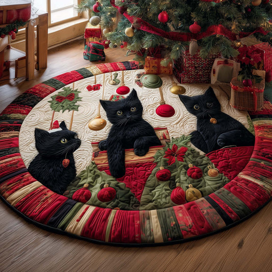 Cat Bliss Quilted Round Mat GFTOMA7863