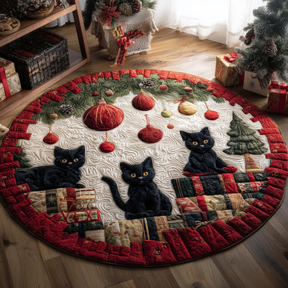 Cat Bliss Quilted Round Mat GFTOMA7867