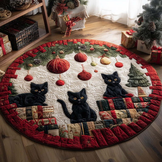 Cat Bliss Quilted Round Mat GFTOMA7867