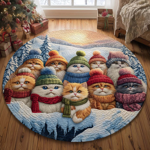 Cat Bliss Quilted Round Mat GFTOMA7869