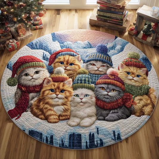 Cat Bliss Quilted Round Mat GFTOMA7870