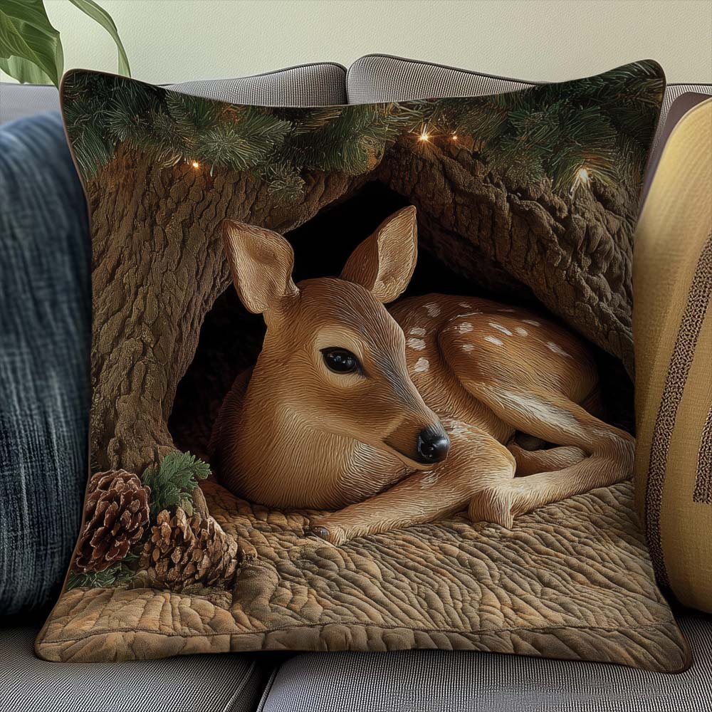Deer Quilted Pillow Case GFTOMA7898
