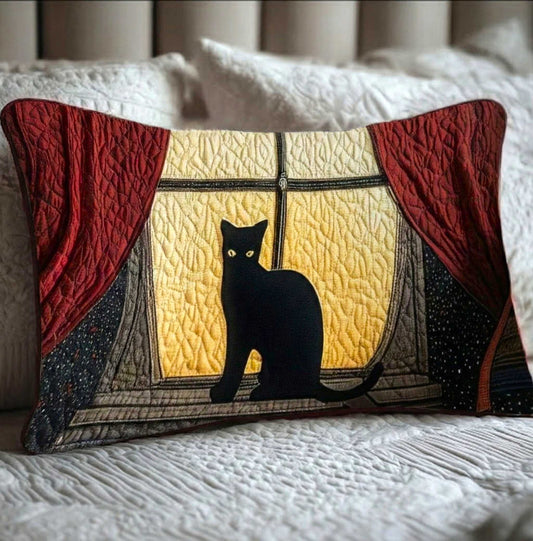 Black Cat Bedding Pillow Case GFTOMA7900
