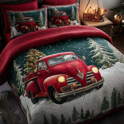 Winter Truck Duvet Cover Set GFTOMA7917