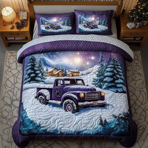 Winter Truck Duvet Cover Set GFTOMA7919