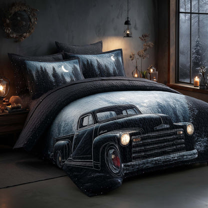 Winter Truck Duvet Cover Set GFTOMA7920