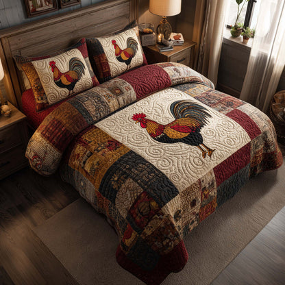 Chicken Patchwork Duvet Cover Set GFTOMA7937