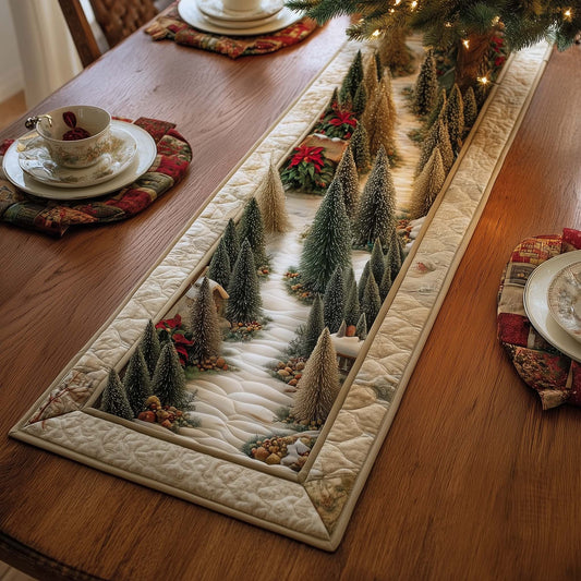 Evergreen Charm Quilted Table Runner GFTOMA7967