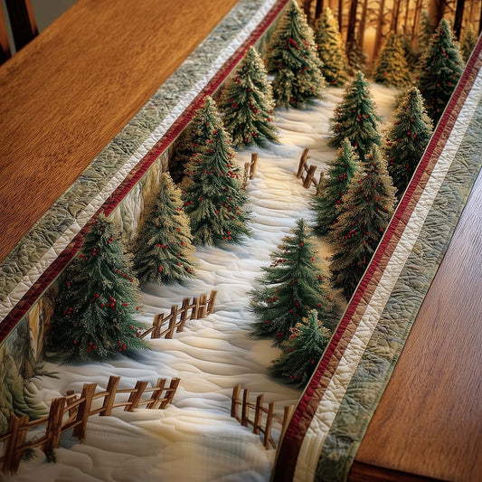 Evergreen Charm Quilted Table Runner GFTOMA7968