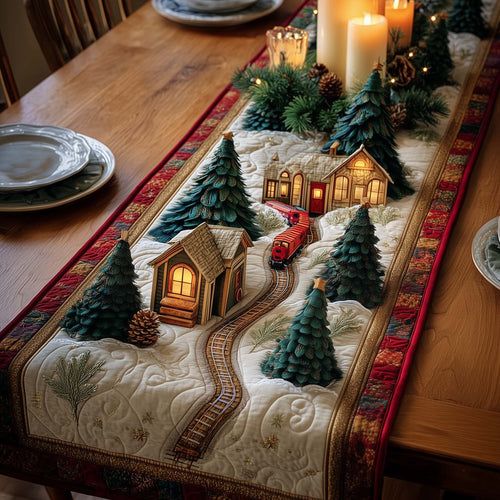 Evergreen Charm Quilted Table Runner GFTOMA7971