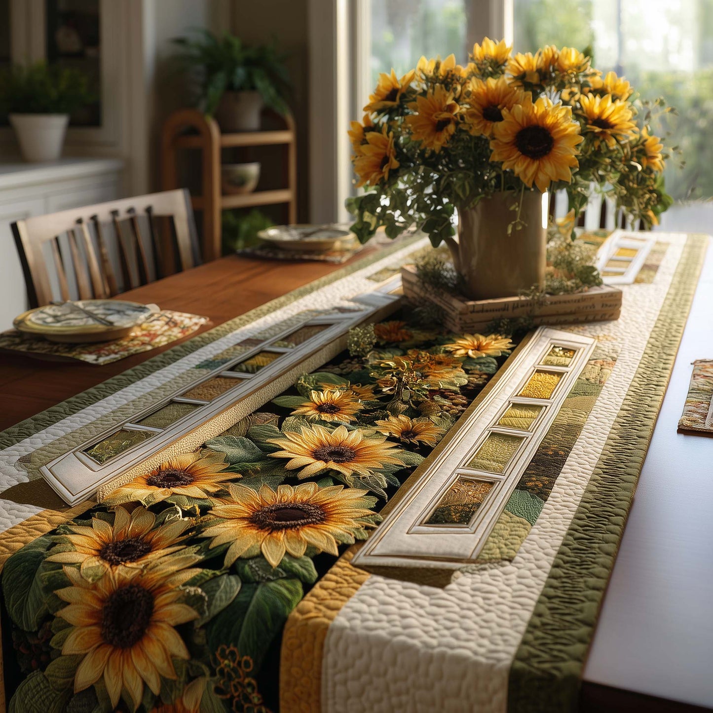 Sunflower Quilted Table Runner GFTOMA7987