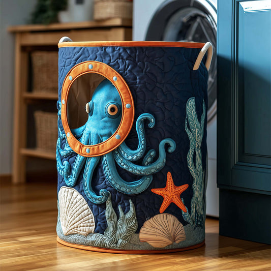 Octo Explorer Quilted Laundry Basket GFTOMA8035