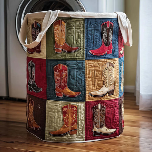 Rodeo Roundup Quilted Laundry Basket GFTOMA8090