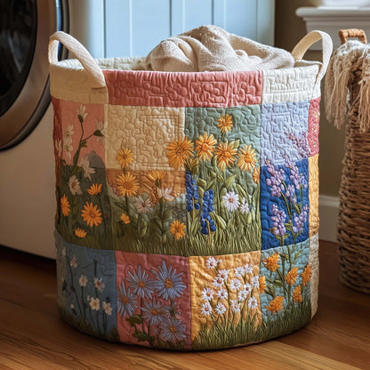 Blossom Mood Quilted Laundry Basket GFTOMA8099