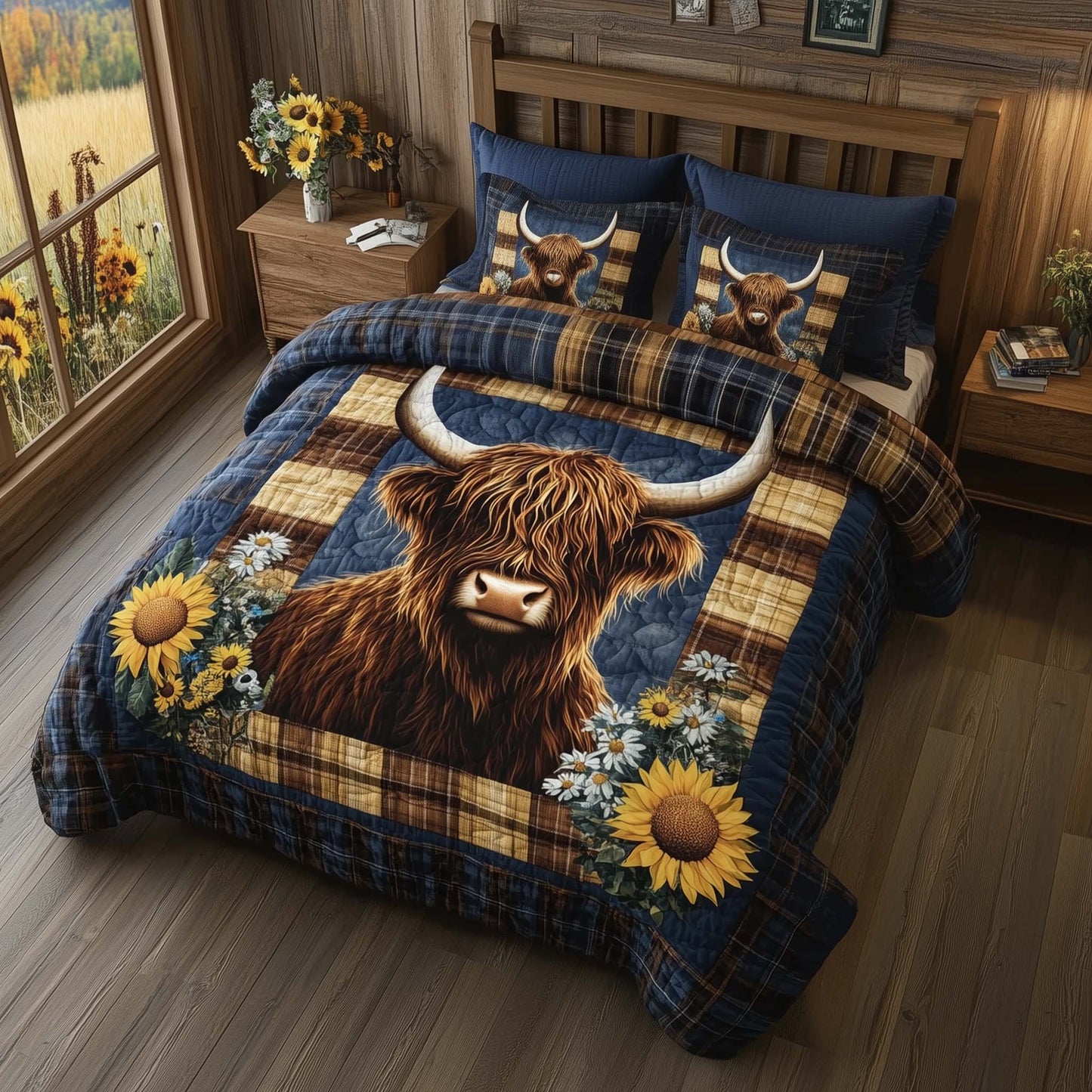 Highland Cow Duvet Cover Set GFTOMA8106