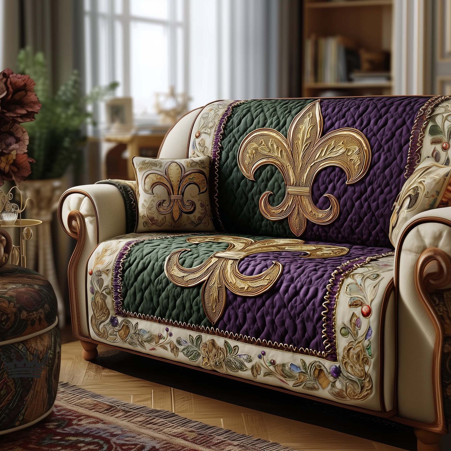 Festival Royale Quilted Sofa Cover GFTOMA8128
