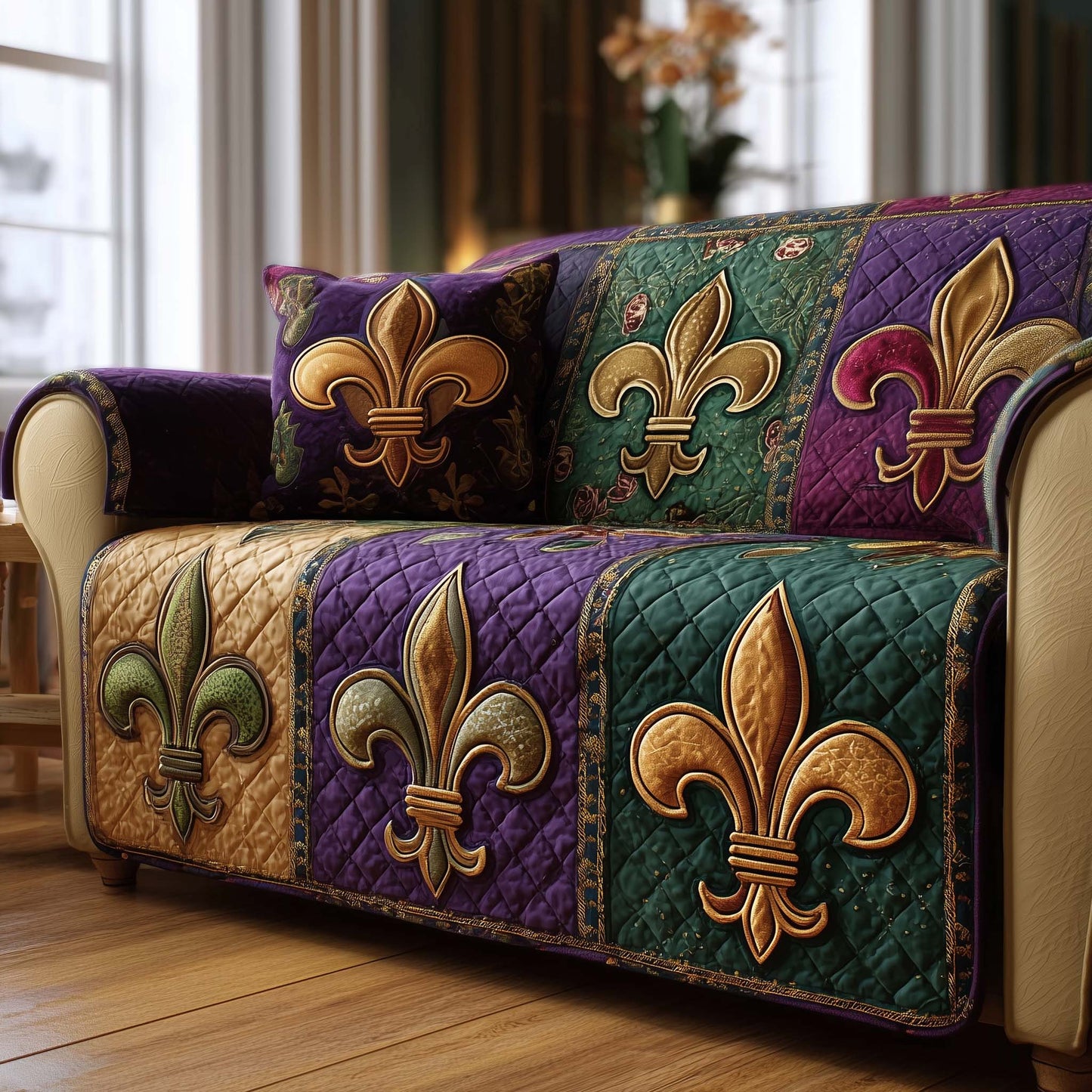 Festival Royale Quilted Sofa Cover GFTOMA8129