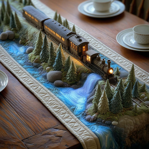Railway Journey Quilted Table Runner GFTOMA8132