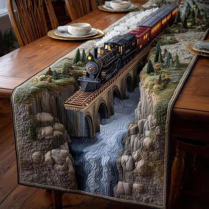 Railway Journey Quilted Table Runner GFTOMA8133