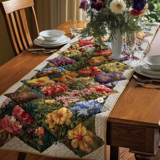 Blossom Path Quilted Table Runner GFTOMA8138