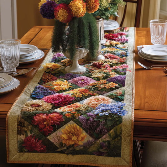 Blossom Path Quilted Table Runner GFTOMA8142
