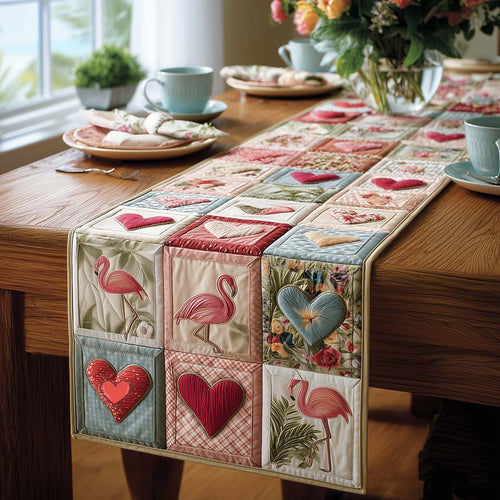 Flamingo Bliss Quilted Table Runner GFTOMA8167
