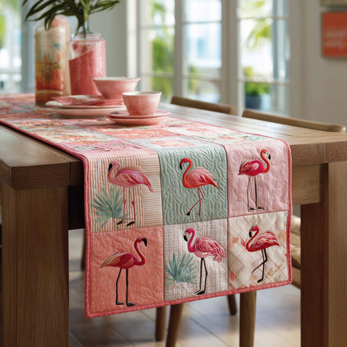 Flamingo Bliss Quilted Table Runner GFTOMA8171