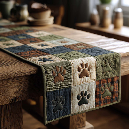 Paw Path Quilted Table Runner GFTOMA8177