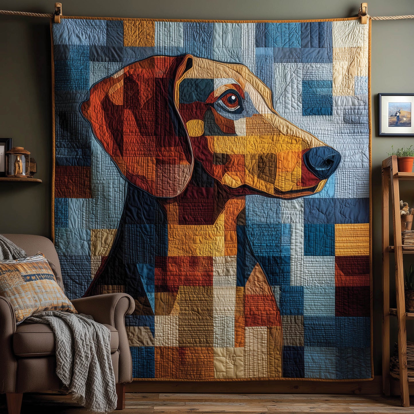 Sausage Dogs Quilted Blanket GFTOMA8214