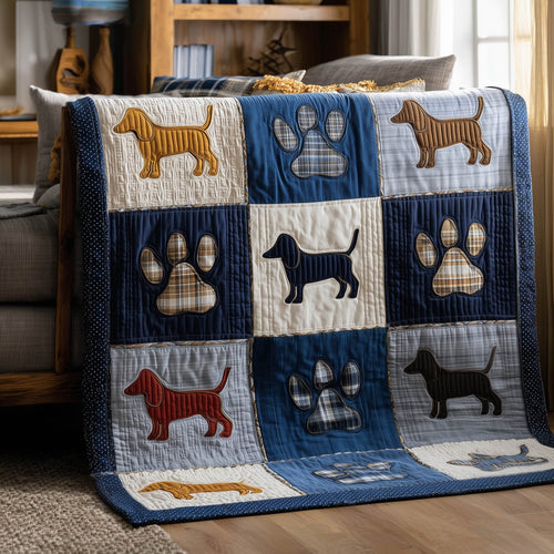 Sausage Dogs Quilted Blanket GFTOMA8218