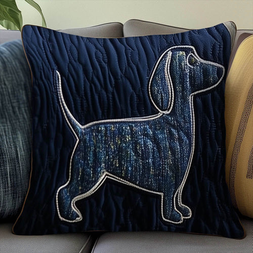 Sausage Dogs Quilted Pillow Case GFTOMA8247