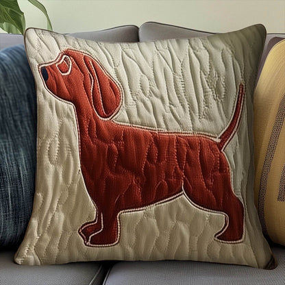 Sausage Dogs Quilted Pillow Case GFTOMA8248