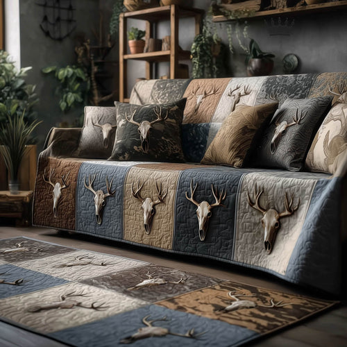 Trailblazer Spirit Quilted Sofa Cover GFTOMA8254