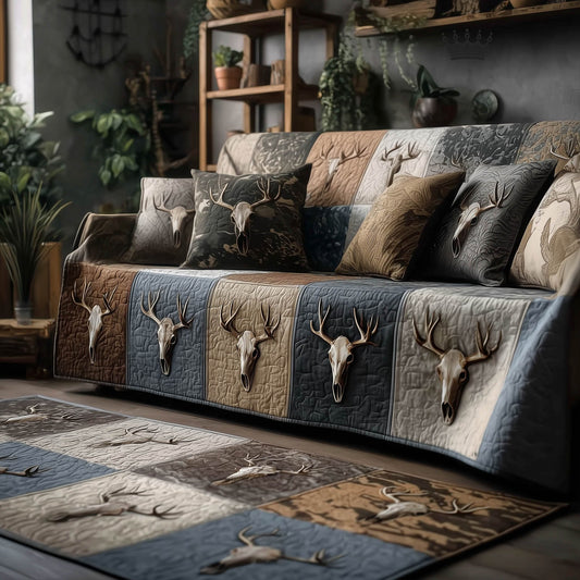 Trailblazer Spirit Quilted Sofa Cover GFTOMA8254