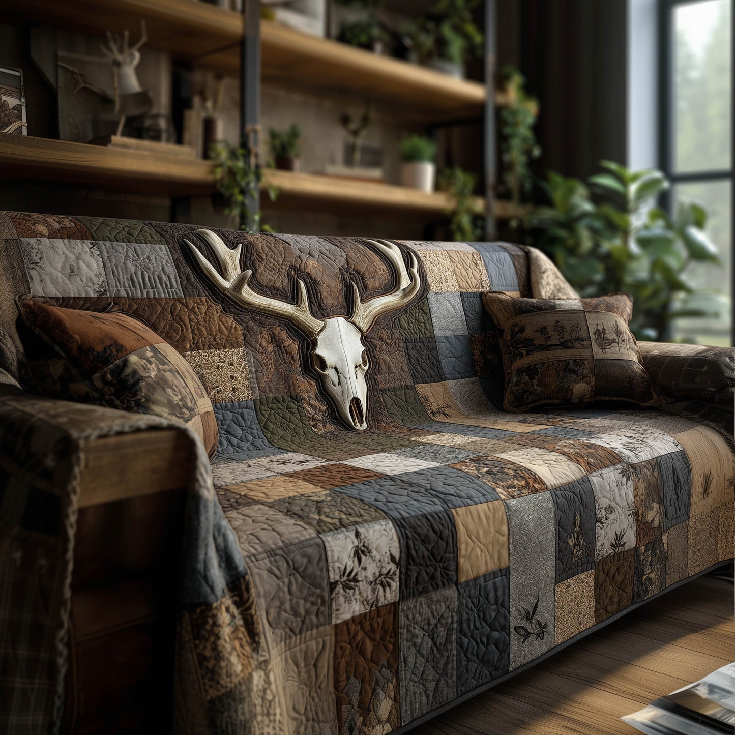 Trailblazer Spirit Quilted Sofa Cover GFTOMA8256