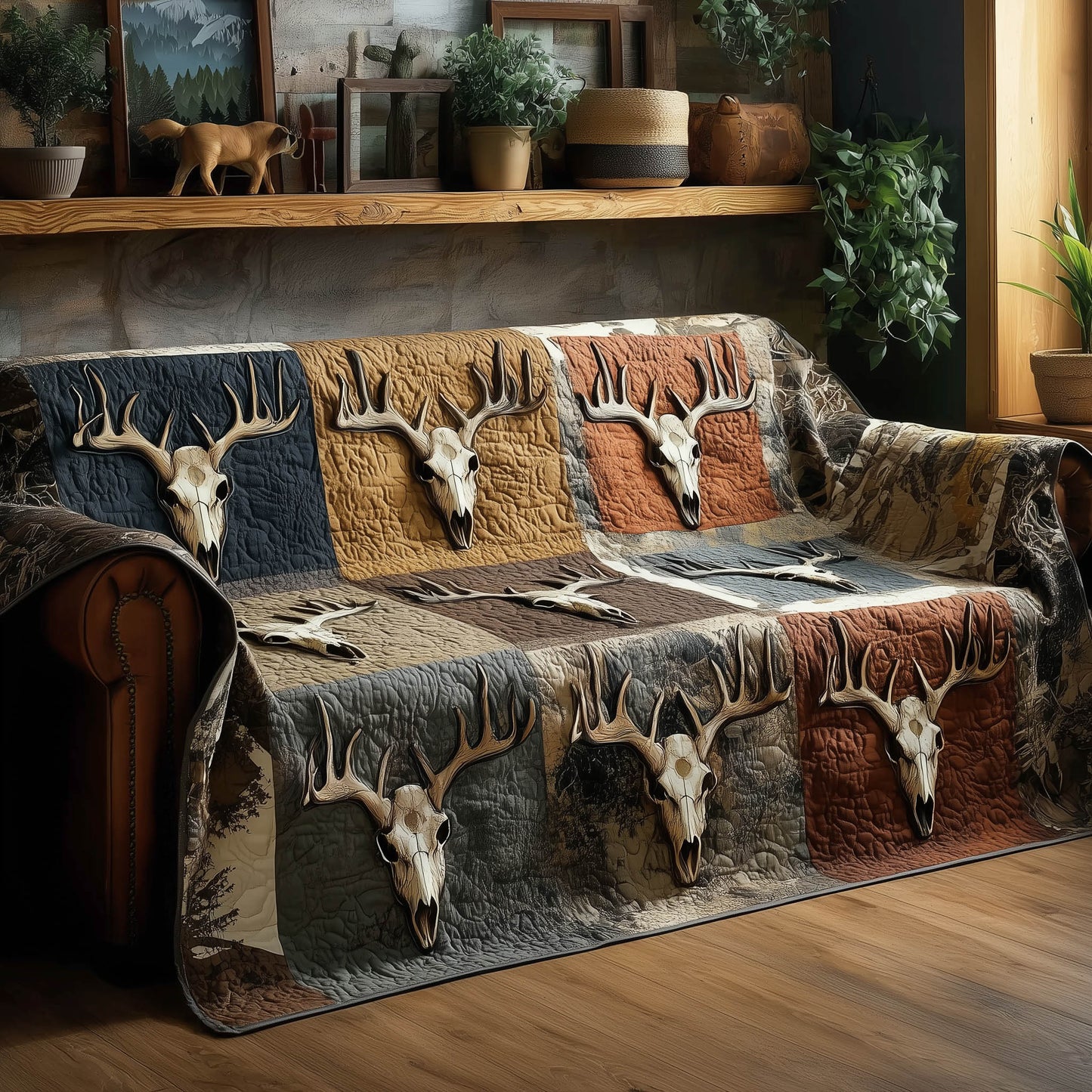 Trailblazer Spirit Quilted Sofa Cover GFTOMA8257