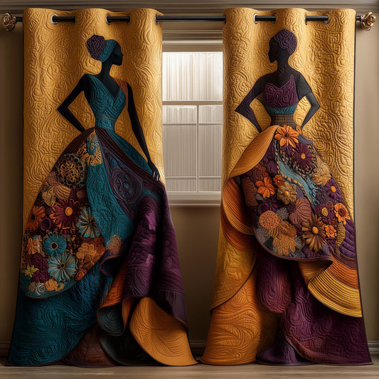 Melanin Quilted Curtains GFTOMA8286